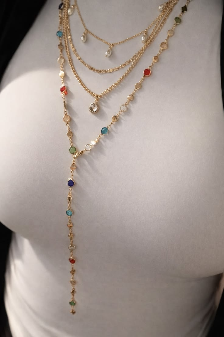 "layered necklace set india"