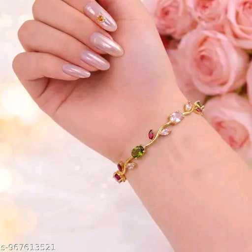 Multicolor Garden Vine Bracelet — Bohemian Korean Aesthetic Jewelry